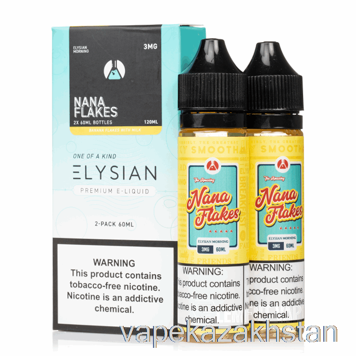 Vape Smoke Nana Flakes - Elysian Labs E-Liquid - 120mL 6mg